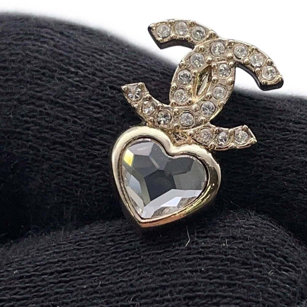 CHANEL Authentic Gold Logo Earrings - Picture 5 of 7